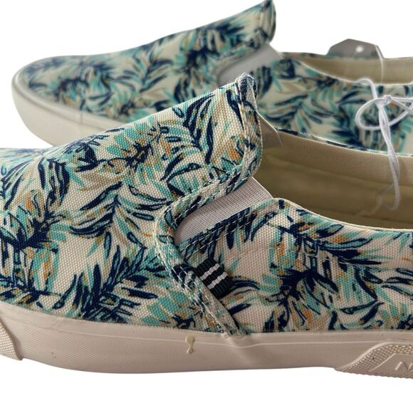 NEW Nautica SLIP ON Loafers Shoes Sneakers CANDLER Navy Palm - Men's Size 10 - Picture 5 of 9